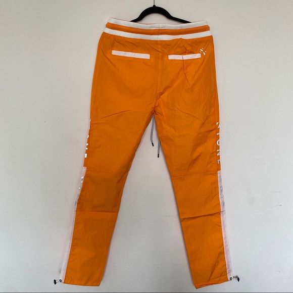 Stonevale Men Orange Reflective Track Pants - Picture 5 of 7